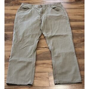 Iron Co. Patriot Pants Men's Measured 38x28 (Label 38x30)‎ Beige Stretch Comfort